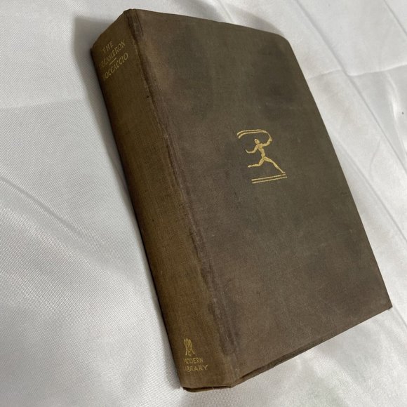 The Decameron Giovanni Boccaccio Translated Cloth Book Modern Vintage 1930’s - Picture 4 of 12